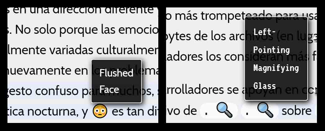 Two examples from Google Translate.
